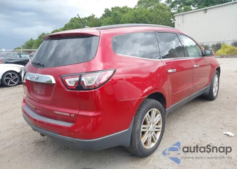 2014 Chevrolet Traverse Lt из США, поврежденный, VIN 1GNKVGKD2EJ141244
